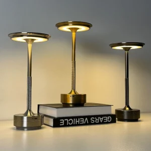 Table Lamp For Bedroom Chargeable LED Touch Switch